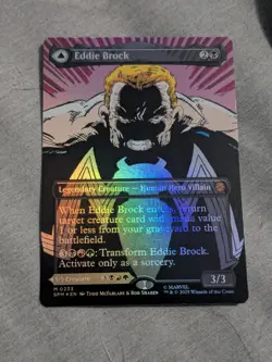 Eddie Brock (0233) (Borderless) Marvel's Spider-Man FOIL MTG - Image 1
