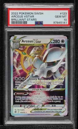 Arceus VSTAR Holo Pokemon Sword & Shield Brilliant Stars #123 - Image 1