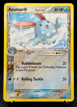Azumarill Delta Species 19/113 VLP Non Holo Adorable Vintage Pokemon Card! - Image 1