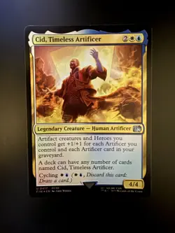 MTG Final Fantasy English Cid, Timeless Artificer 0417 Foil - Image 1