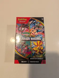 Pokemon TCG Mega Evolution: Chaos Rising Booster Bundle Kit - 6 Packs - Image 1