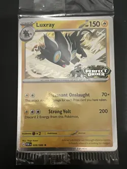 Perfect Order Stamped Luxray 028/088 Pokemon Best Buy Promo Card - Image 1