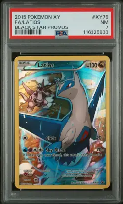 Latios Full Art PSA 7 2015 Pokemon Xy Black Star Promos #XY79 - Image 1