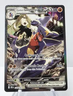 Pokemon Cynthia's Garchomp ex 232/182 Destined Rivals SIR Holo Eng - Image 1