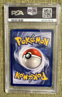 1999 POKEMON #10 MEWTWO-HOLO PSA 7 - Image 2