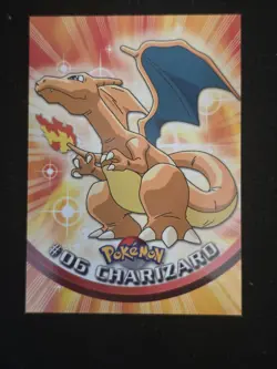 Topps Pokemon TCG Charizard 06 TV Animation Edition Fire Regular English 1999 - Image 1