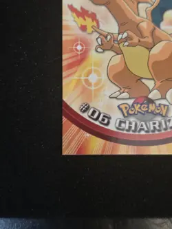 Topps Pokemon TCG Charizard 06 TV Animation Edition Fire Regular English 1999 - Image 2