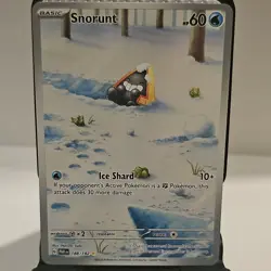 Pokemon Snorunt 60 HP Illustration Rare Full Art Holo 188/182 English - Image 1