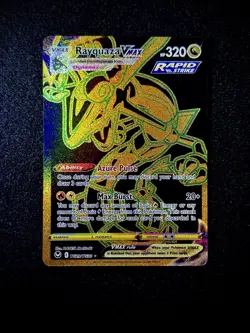 Pokemon TCG Rayquaza VMAX TG29/TG30 Silver Tempest (Secret) Full Art Near Mint - Image 1