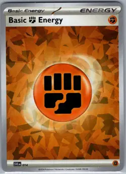 Basic Fighting Energy (Cracked Ice Holo) 014 - Pokemon Card - NM - Image 1