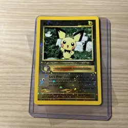Pichu Reverse Holo Black Star Promo 35 WOTC Pokemon Card - Image 1