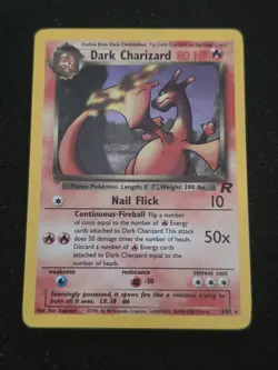 The Pokemon Company Dark Charizard 4/82 Team Rocket Holo Rare Unlimited Eng HP80 - Image 1