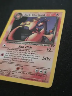 The Pokemon Company Dark Charizard 4/82 Team Rocket Holo Rare Unlimited Eng HP80 - Image 3