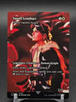 Squall Leonhart (Showcase) Final Fantasy VIII MTG Magic The Gathering MINT - Image 1