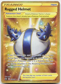 Rugged Helmet 228/198 Secret Rare Chilling Reign Pokemon Near Mint - Image 1