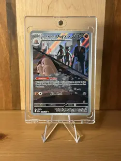 Pokemon Team Rockets Dugtrio Full Art Holo Rare 239/217 TCG Card - Image 2