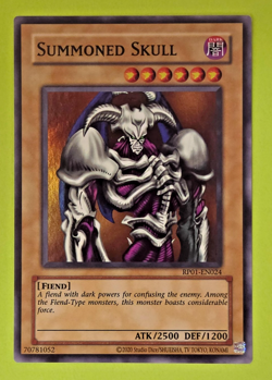 Yu-Gi-Oh Summoned Skull Super Rare RP01-EN024 ***Retro Pack*** - Image 1