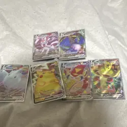 Pokemon TCG VMAX VSTAR Card Lot Holo - Pikachu, Sylveon, Lugia - 6 Cards - Image 1
