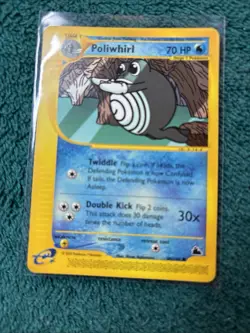 Poliwhirl 88/144 Common Skyridge Pokemon E-Reader Card 2003 NM - Image 1