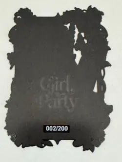 2B Nier Automata Metal Numbered 002/200 Girl Party Goddess Story Anime Card - Image 1