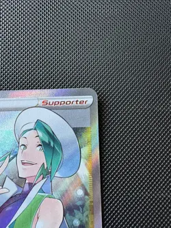 Pokemon Card Wallace 194/195 Ultra Rare Silver Tempest Near Mint - Image 4