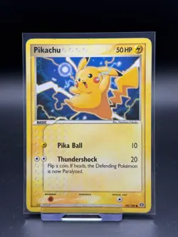 Pikachu 60/106 EX Emerald MP Pokemon Card TCG Vintage - Image 1