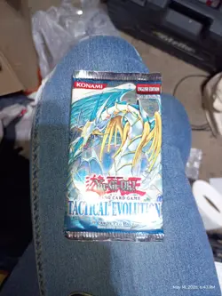 Yu- Gi- oh! 1st edition trading cards Game Tactical evolution 9 cards per pack - Image 1