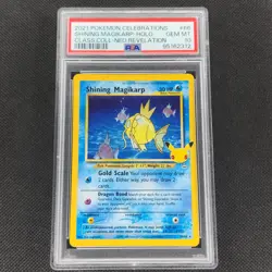 Shining Magikarp - 66/64 - Celebrations - Classic Collection - Pokemon - PSA 10 - Image 1