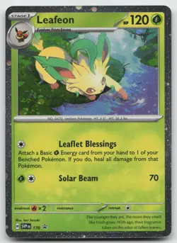 Leafeon - (Cosmos Holo) Promo Holo SV: Scarlet & Violet Promo Cards SVP170 NM - Image 1