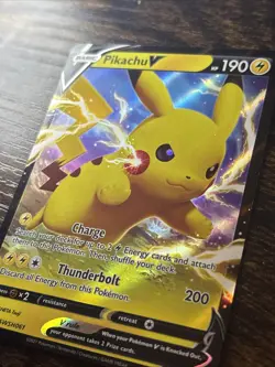Pikachu V SWSH061 SWSH: Sword & Shield Promo Cards Holo - Image 2