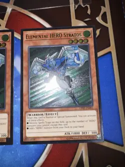 Yu-Gi-Oh! Elemental HERO Stratos OP09-EN001 TCG - Ultimate Rare x3 NM (Playset) - Image 5