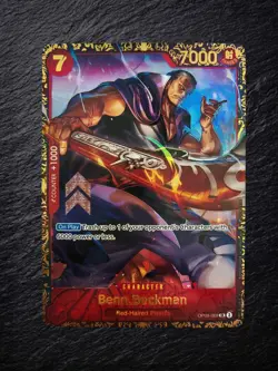 One Piece Benn Beckman OP09-009 Alt Art TCG English Custom/Fan-Art - Image 1