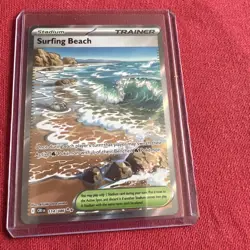 Surfing Beach - 114/086 - Ultra Rare - Chaos Rising - NM/M - Pokemon Card - Image 1