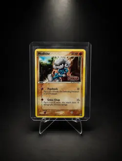 Pokemon Holo Meditite EX Power Keepers Card 55/108 40 HP - Image 1