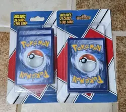24 MJH Pokemon TCG 25 Card Pack1 Guaranteed Foil Assorted 2021 Sealed - Image 1