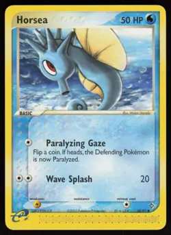 E-Reader Horsea - 58/97 Dragon Midori Harada Pokemon TCG Card - Image 1