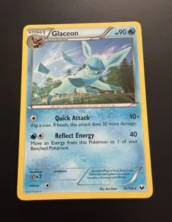 Glaceon 30/108 Pokemon Card Dark Explorers Regular Rare - Image 1