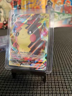 Pokemon TCG Morpeko VMAX Shining Fates Holo Ultra Rare Card 038/072 - Image 1