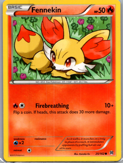 Fennekin Common XY - BREAKthrough 25/162 NM - Pokemon TCG - Free Ship! - Image 1
