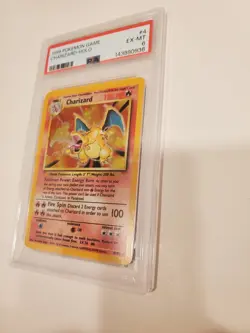 Base Set CHARIZARD HOLO RARE 1999 POKEMON GAME #4/102 PSA 6 MINT Card - Image 5