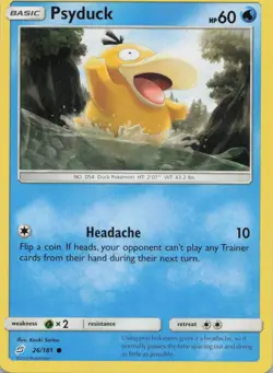 Psyduck 26/181 Common Team Up Pokemon Near Mint - Image 1