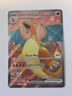 Pokemon TCG Charizard ex 183/165 & Mega Charizard EX 094/080 JP Holo Lot - Image 1