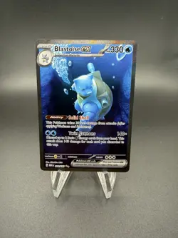 Pokemon Blastoise ex SV151 SIR Full Art Holo #200/165 Stage 2 330 HP Arita - Image 1