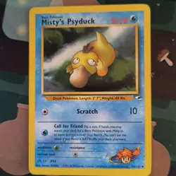 Wizards of the Coast Misty's Psyduck 54/132 Gym Heroes Unltd Regular 50 HP EN - Image 1