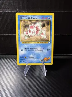 Misty's Goldeen 030/132 Gym Heroes Regular Rare Pokemon TCG Vintage - Image 1