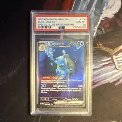 Pokemon PSA 10 2023 SV Scarlet & Violet 151 Blastoise ex SIR Holo 200/165 - Image 3