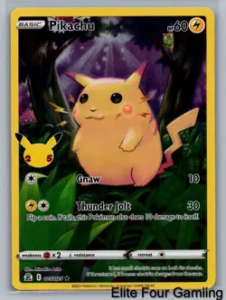 Pikachu 005/025 Holo Rare Celebrations Pokemon Near Mint - Image 1