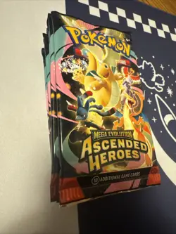 Pokemon TCG Ascended Heroes Booster Pack Lot of 10 SEALED ✅ Trusted Seller - Image 2