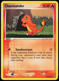 Charmander 48/108 Common Power Keepers Pokemon Heavily Played - Image 1