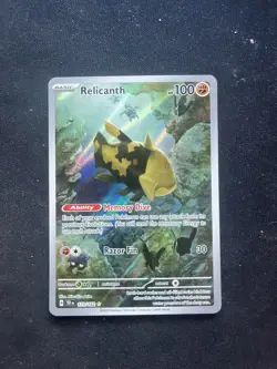 Relicanth 173/162 SV05 Temporal Forces Illustration Rare Holo - Image 2